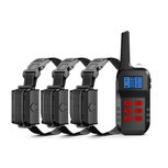 Trainingshalsband & Blafband OHS 660 bereik 600m statisch vibratie en geluid 3 honden Trainingshalsband & Blafband OHS 660 bereik 600m statisch vibratie en geluid 3 honden